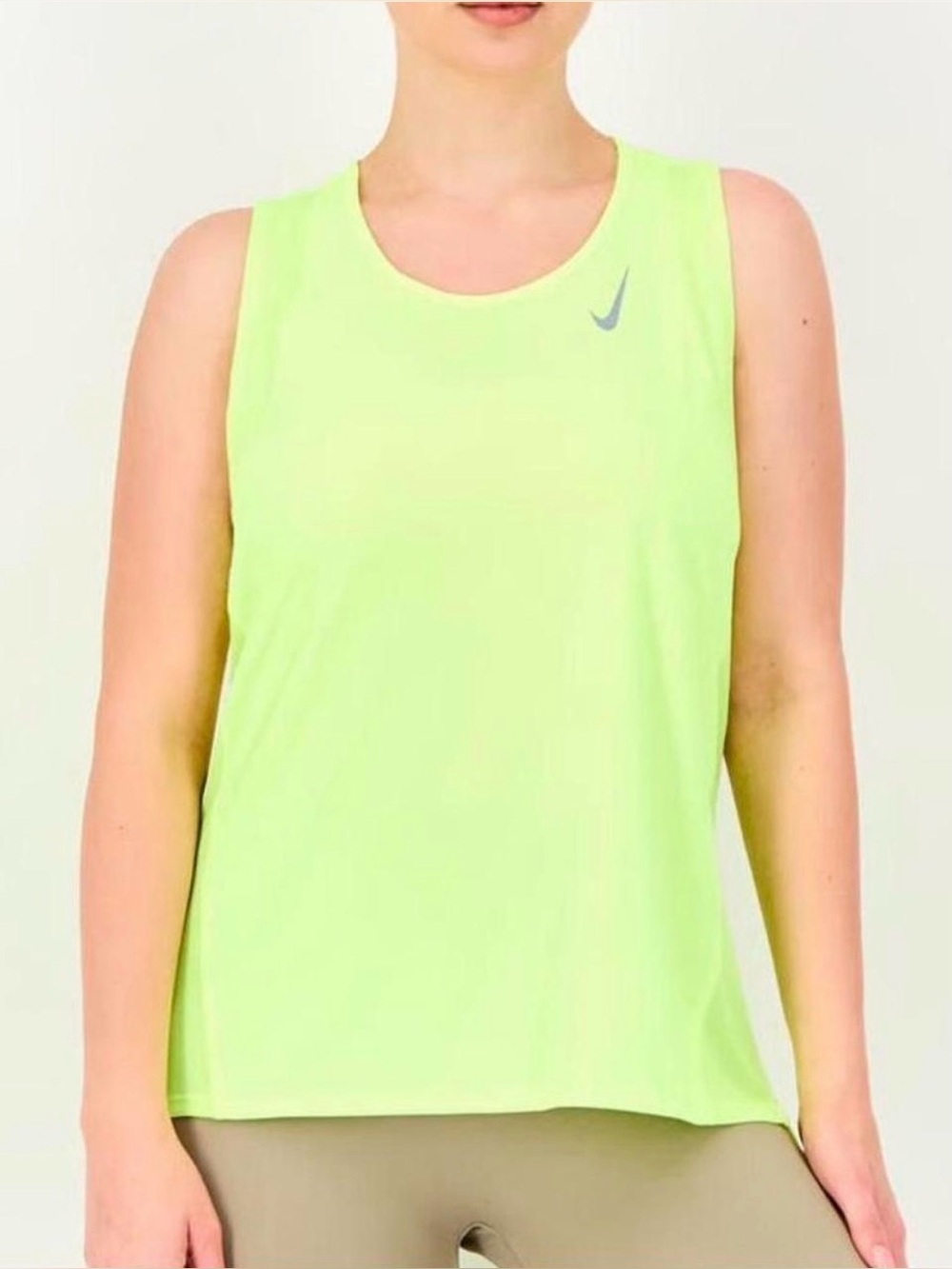 Nike Women’s Neon Lime Performance Tank Top.. size S